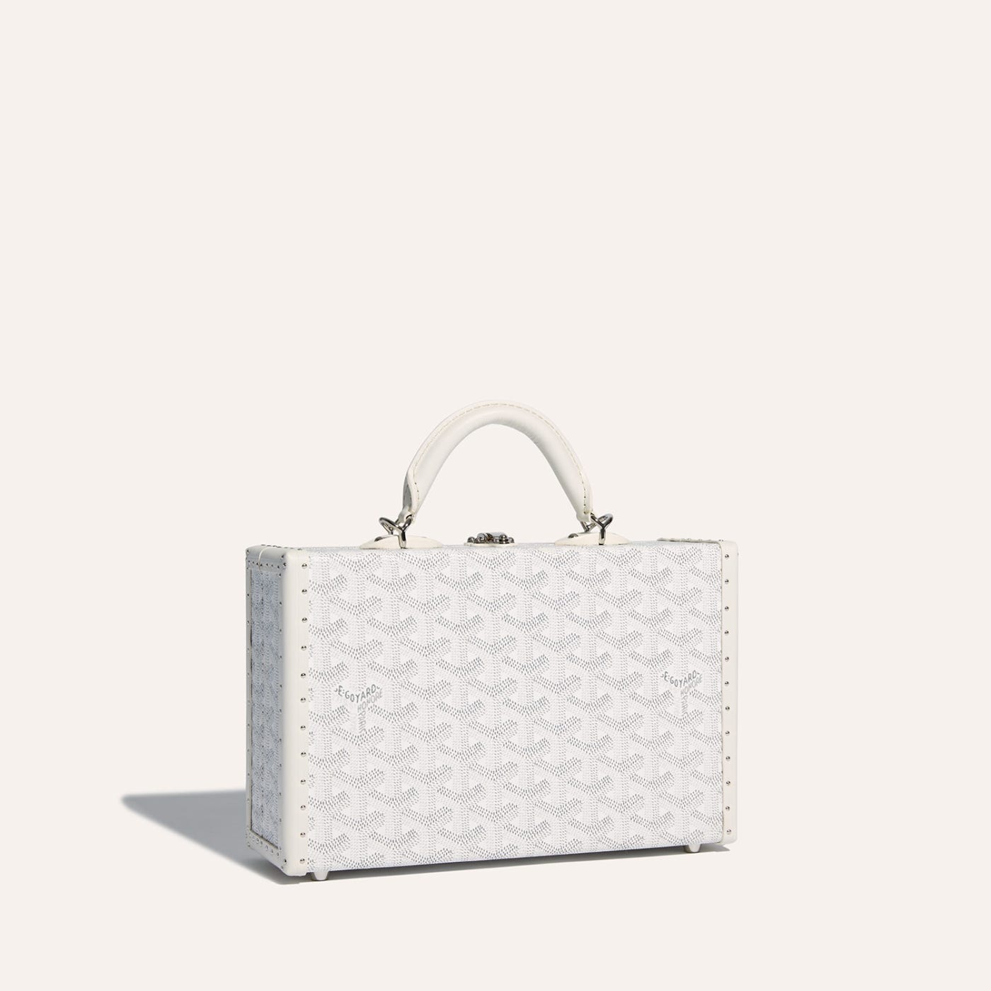 Goyard Grand Hôtel Trunk Bag White - Image 1